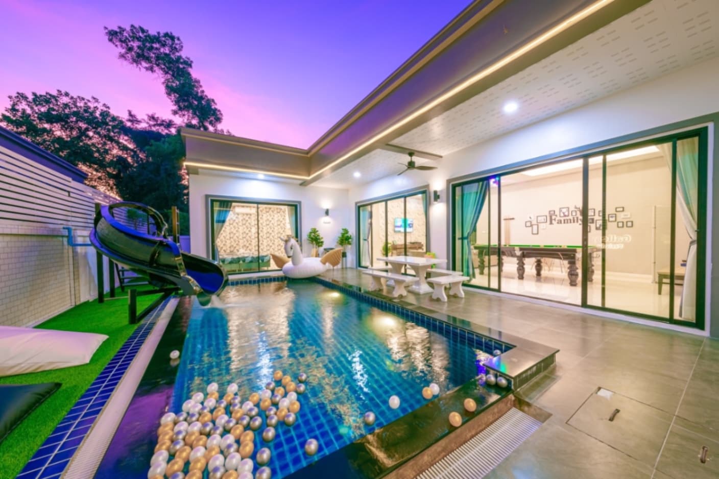 Gallery pool villa exterior in Chon Buri, Jomtien, photo 20