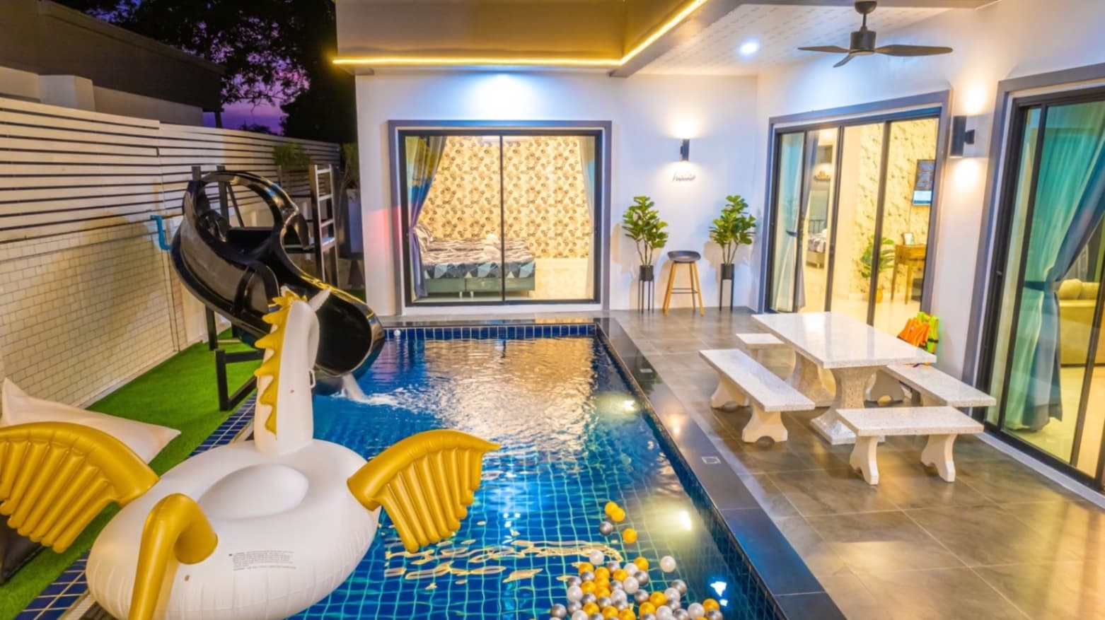 Gallery pool villa exterior in Chon Buri, Jomtien, photo 7