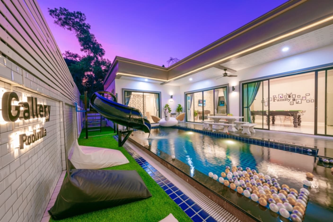 Gallery pool villa exterior in Chon Buri, Jomtien, photo 23