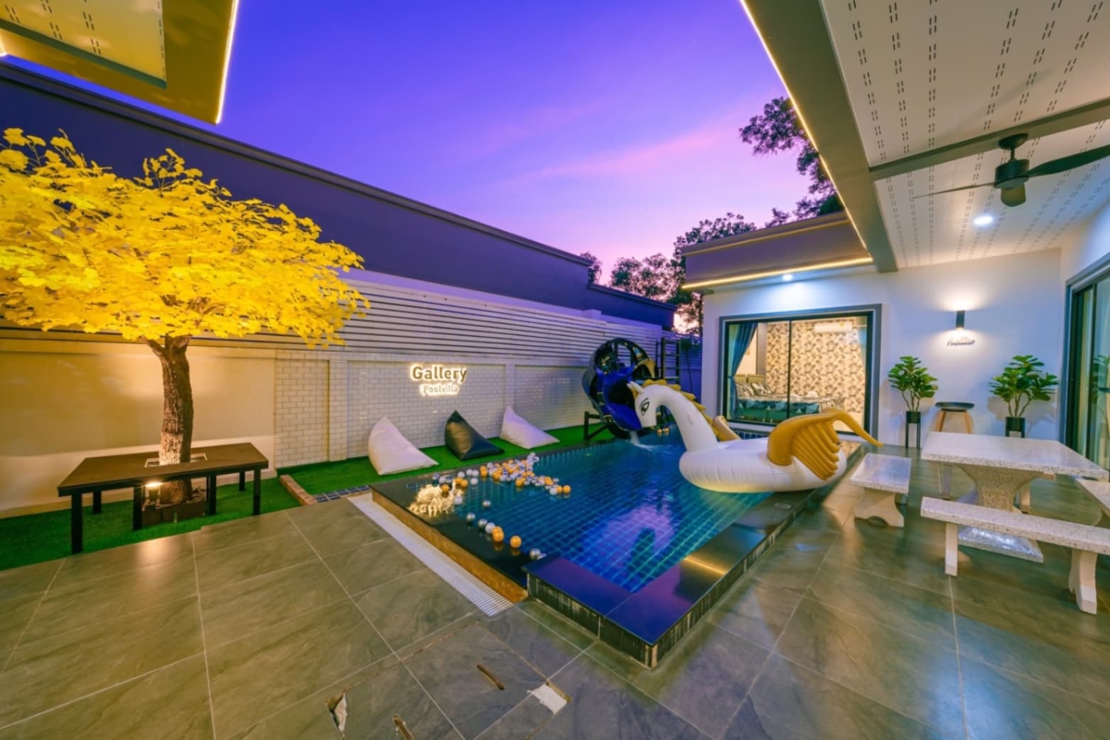 Gallery pool villa exterior in Chon Buri, Jomtien, photo 14
