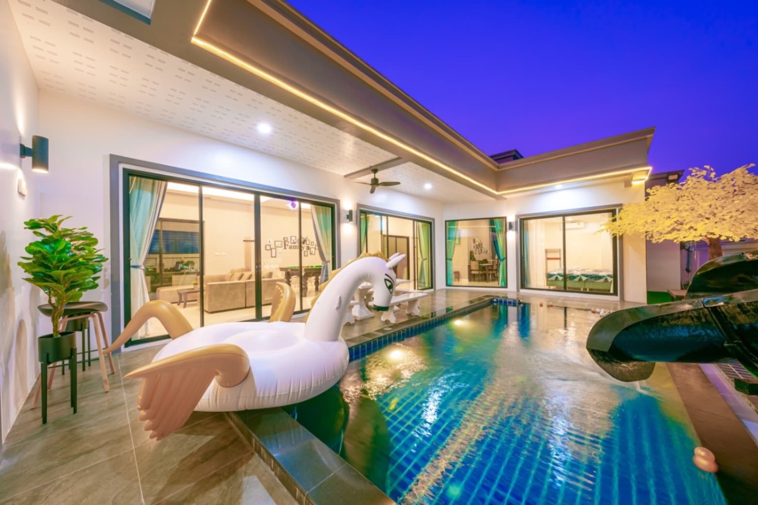 Gallery pool villa exterior in Chon Buri, Jomtien, photo 24