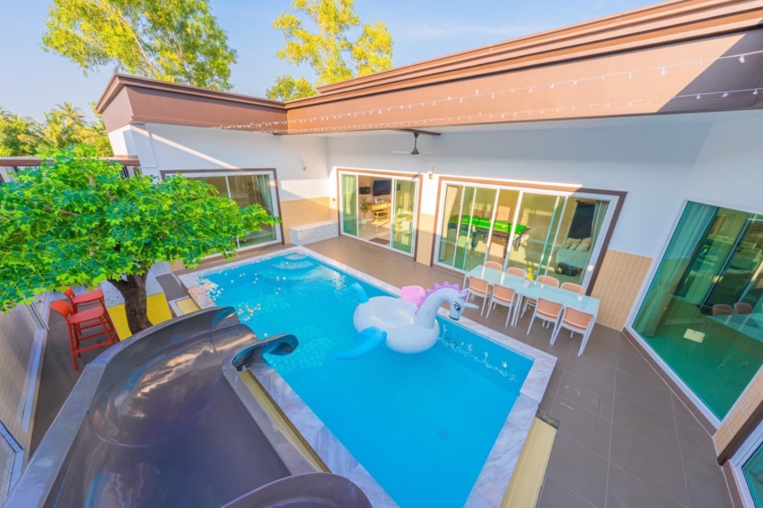 Homey pool villa บริเวณภายนอก ชลบุรี, จอมเทียน รูปที่ 16