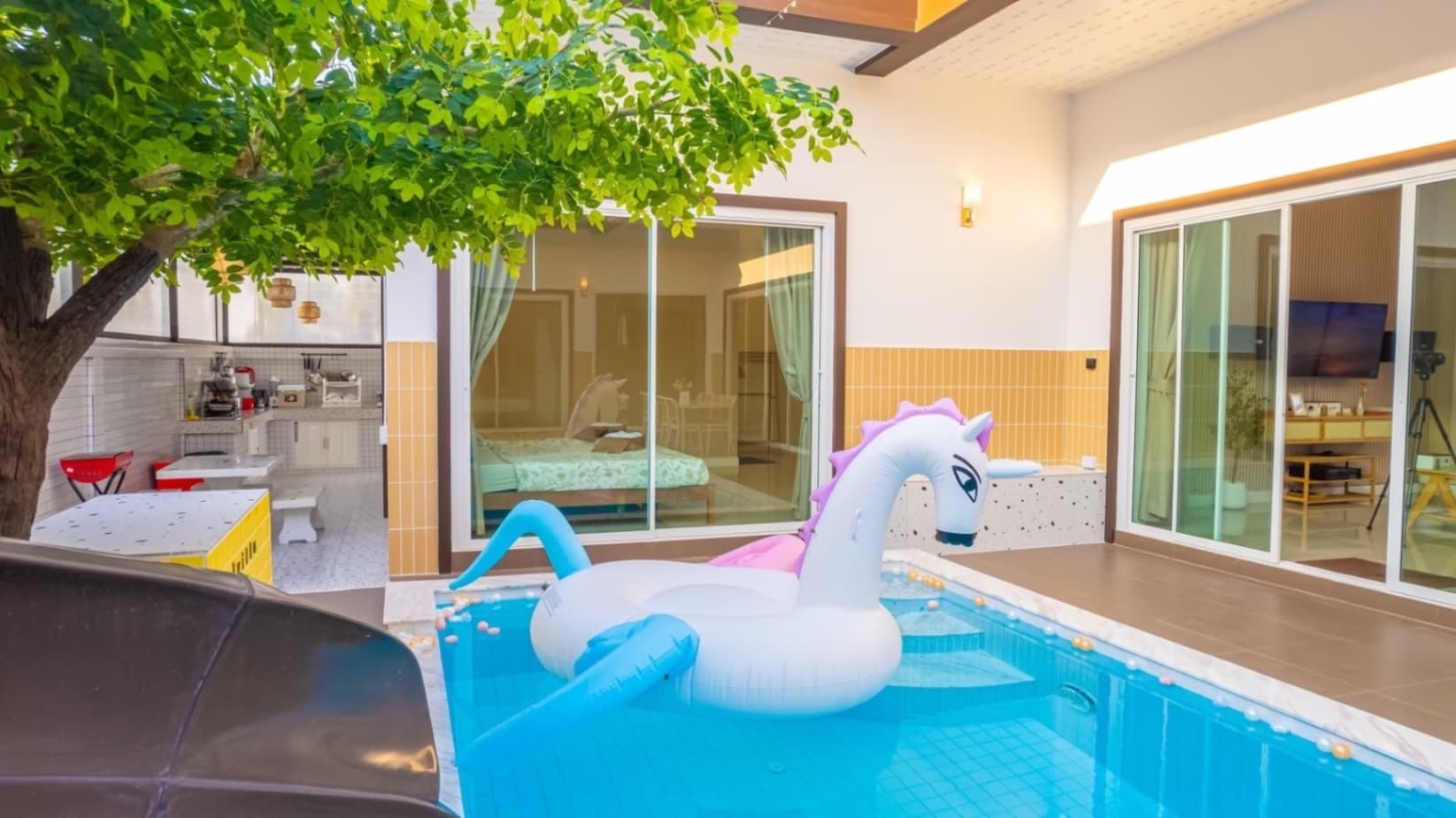 Homey pool villa บริเวณภายนอก ชลบุรี, จอมเทียน รูปที่ 21