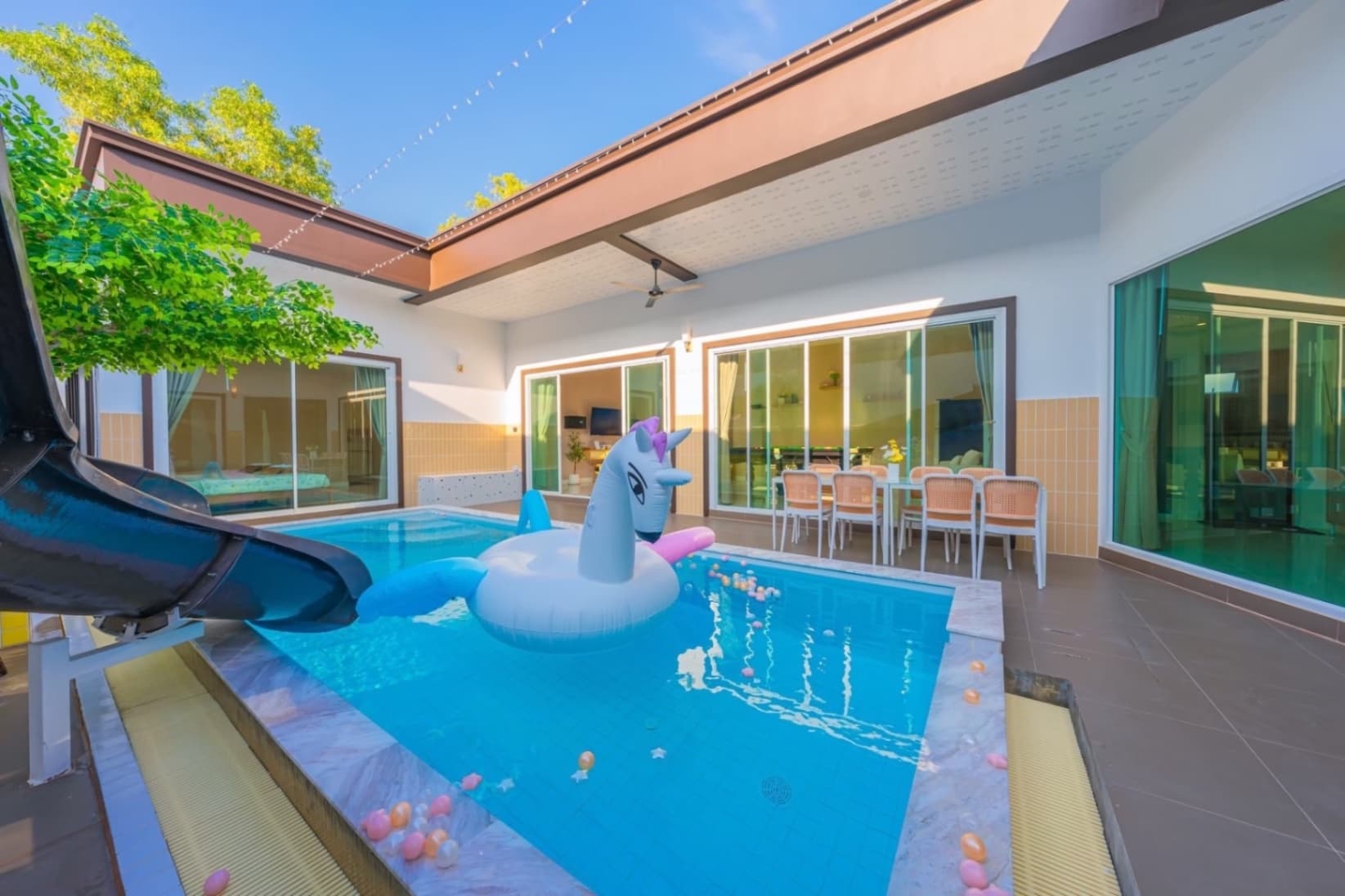 Homey pool villa บริเวณภายนอก ชลบุรี, จอมเทียน รูปที่ 18