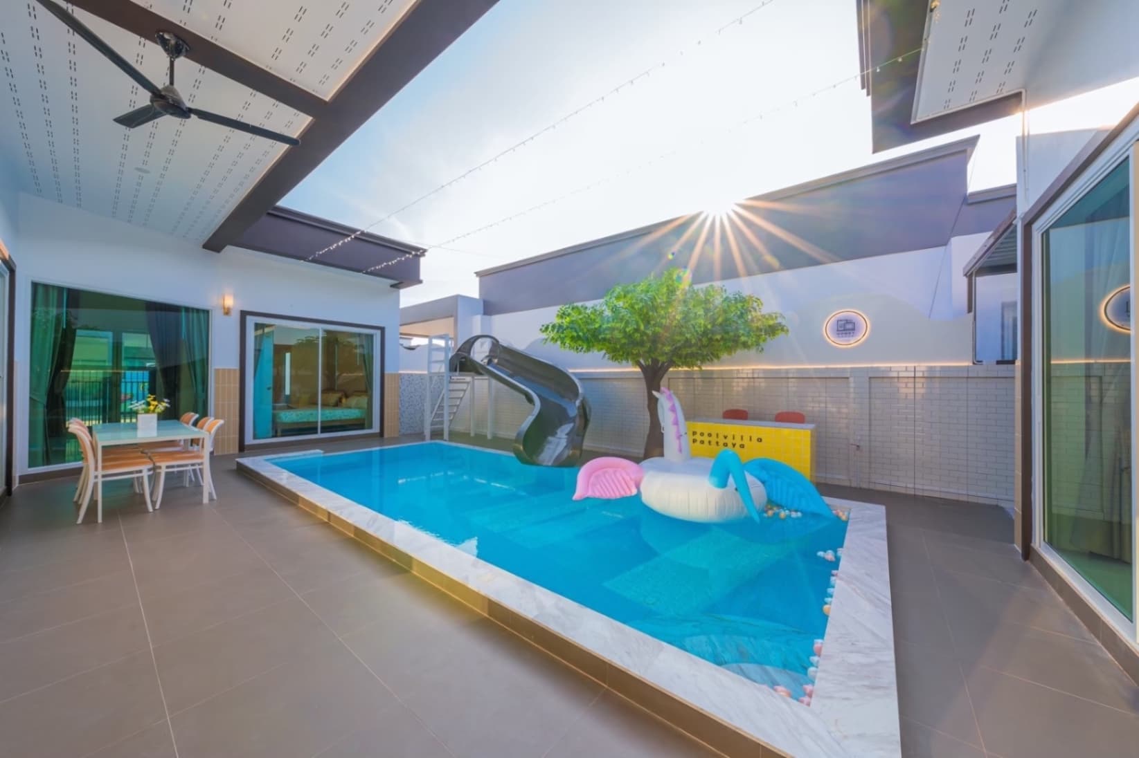Homey pool villa บริเวณภายนอก ชลบุรี, จอมเทียน รูปที่ 10