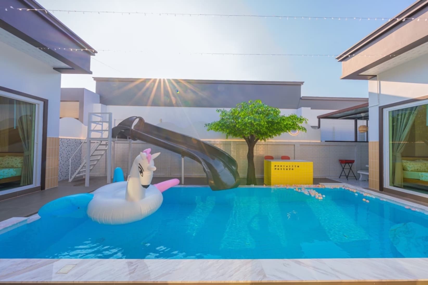 Homey pool villa บริเวณภายนอก ชลบุรี, จอมเทียน รูปที่ 6