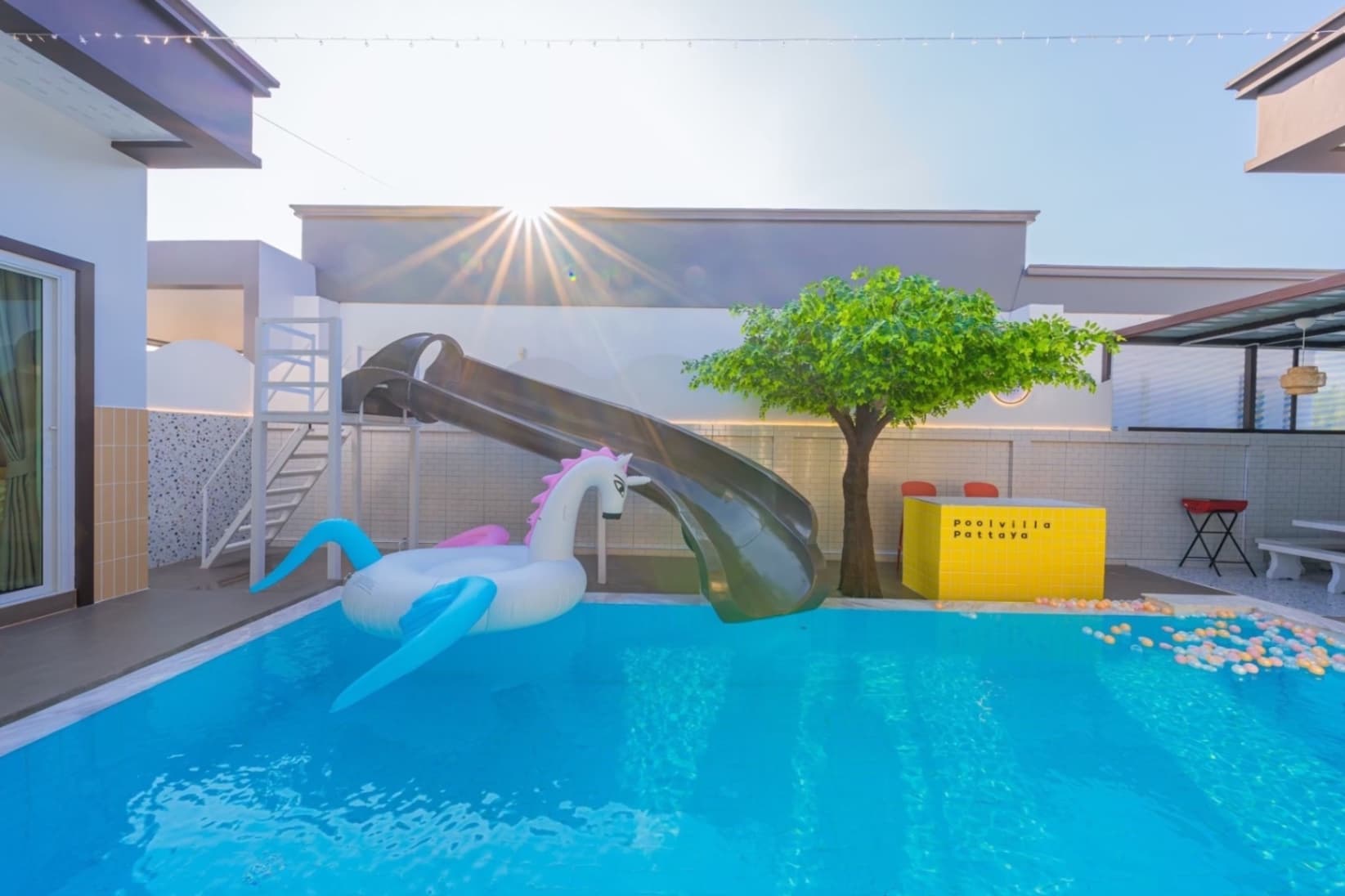 Homey pool villa บริเวณภายนอก ชลบุรี, จอมเทียน รูปที่ 5