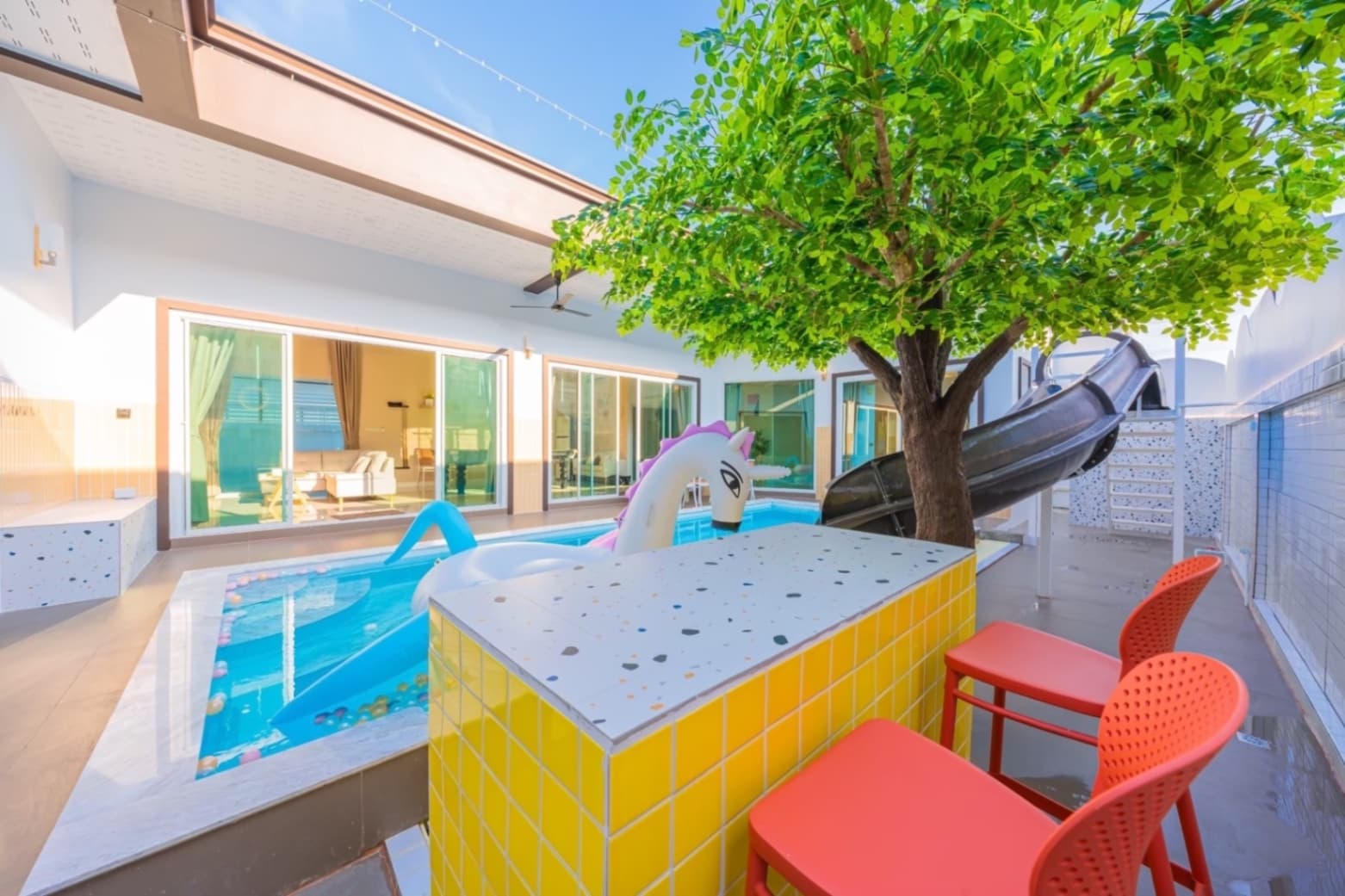 Homey pool villa บริเวณภายนอก ชลบุรี, จอมเทียน รูปที่ 9