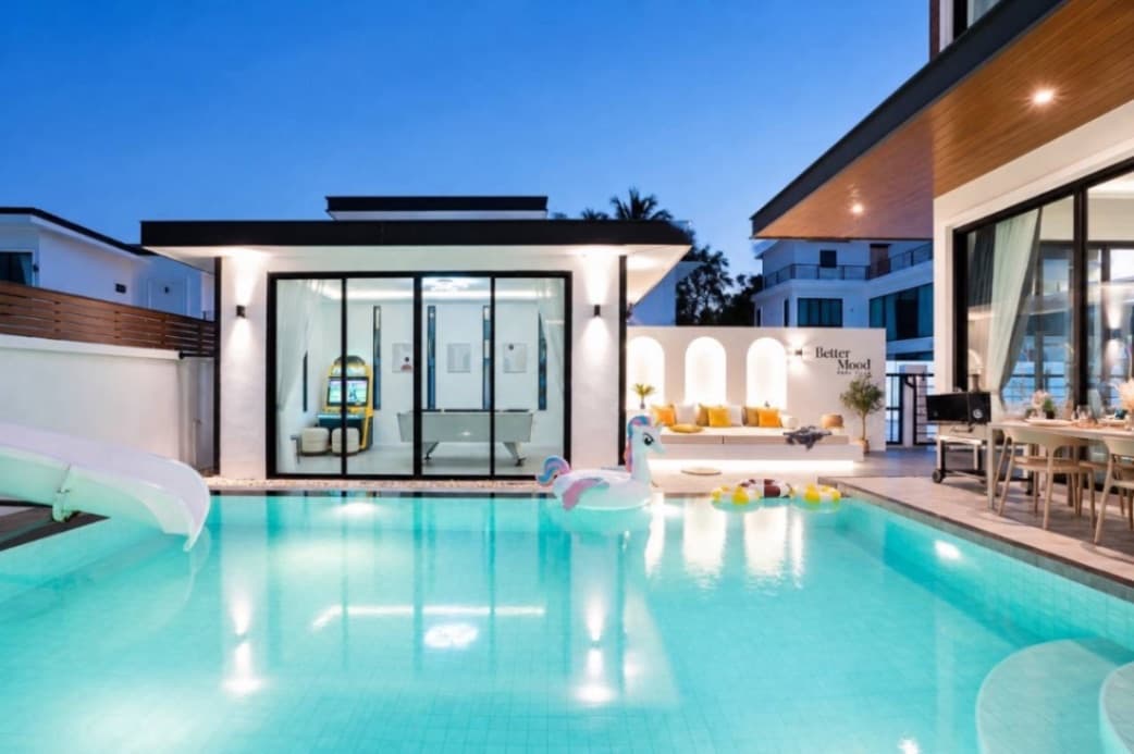Better mood pool villa บริเวณภายนอก ชลบุรี, ห้วยใหญ่ รูปที่ 6