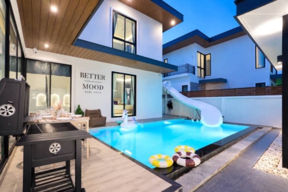 Better mood pool villa บริเวณภายนอก ชลบุรี, ห้วยใหญ่ รูปที่ 5