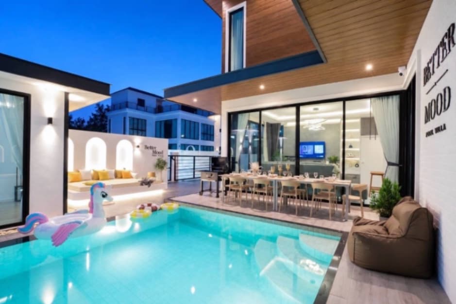 Better mood pool villa บริเวณภายนอก ชลบุรี, ห้วยใหญ่ รูปที่ 19