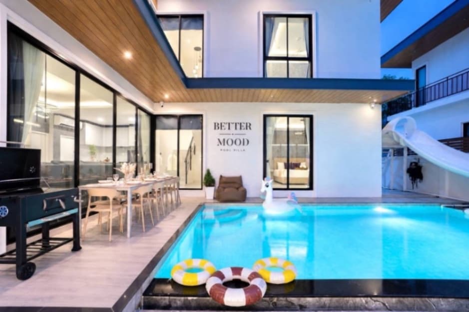 Better mood pool villa บริเวณภายนอก ชลบุรี, ห้วยใหญ่ รูปที่ 16
