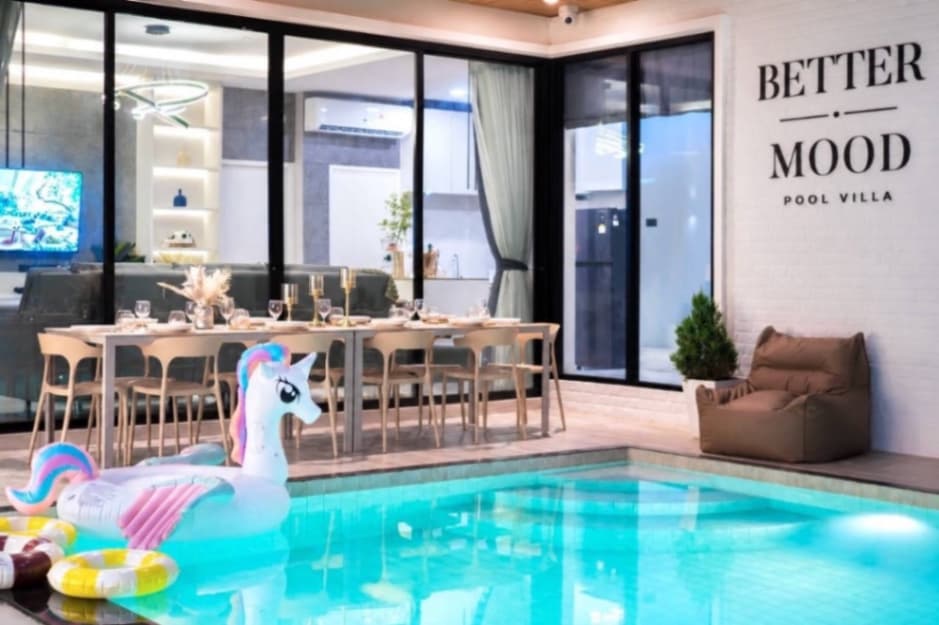 Better mood pool villa บริเวณภายนอก ชลบุรี, ห้วยใหญ่ รูปที่ 8