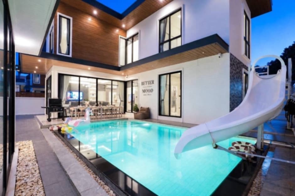 Better mood pool villa บริเวณภายนอก ชลบุรี, ห้วยใหญ่ รูปที่ 4