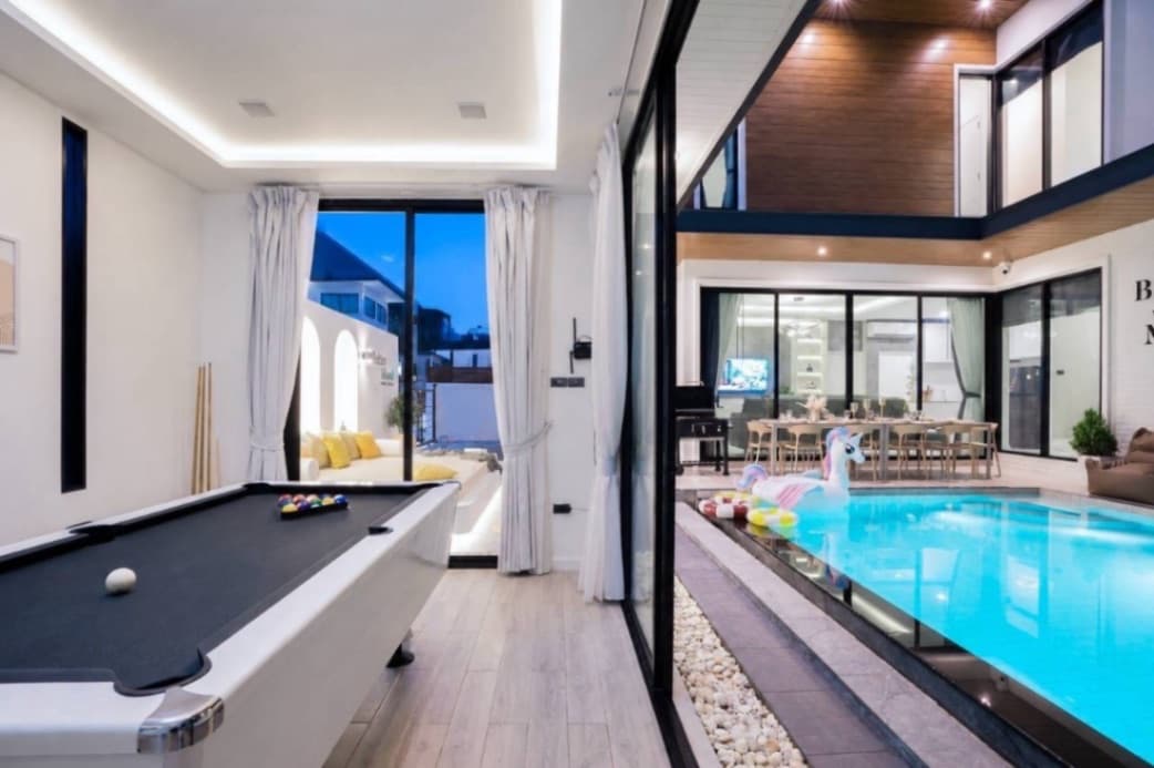 Better mood pool villa บริเวณภายนอก ชลบุรี, ห้วยใหญ่ รูปที่ 9