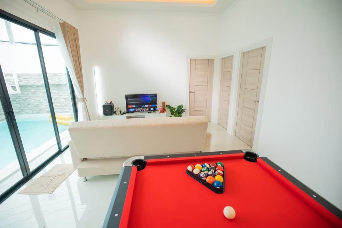 Code Chill villa indoor common area in Chon Buri, Huay Yai, photo 14