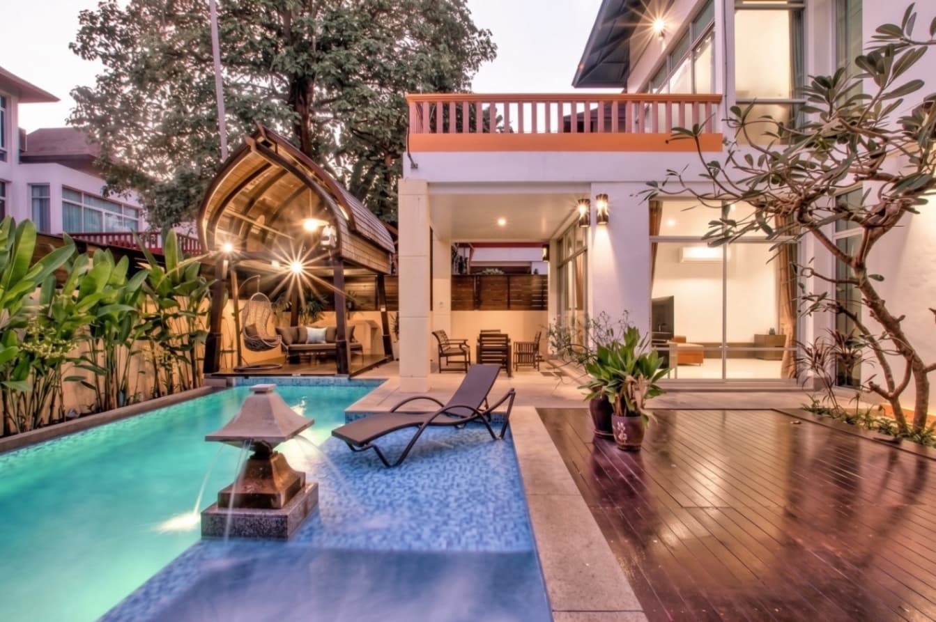 Sunny Villa บริเวณภายนอก ชลบุรี, จอมเทียน รูปที่ 10