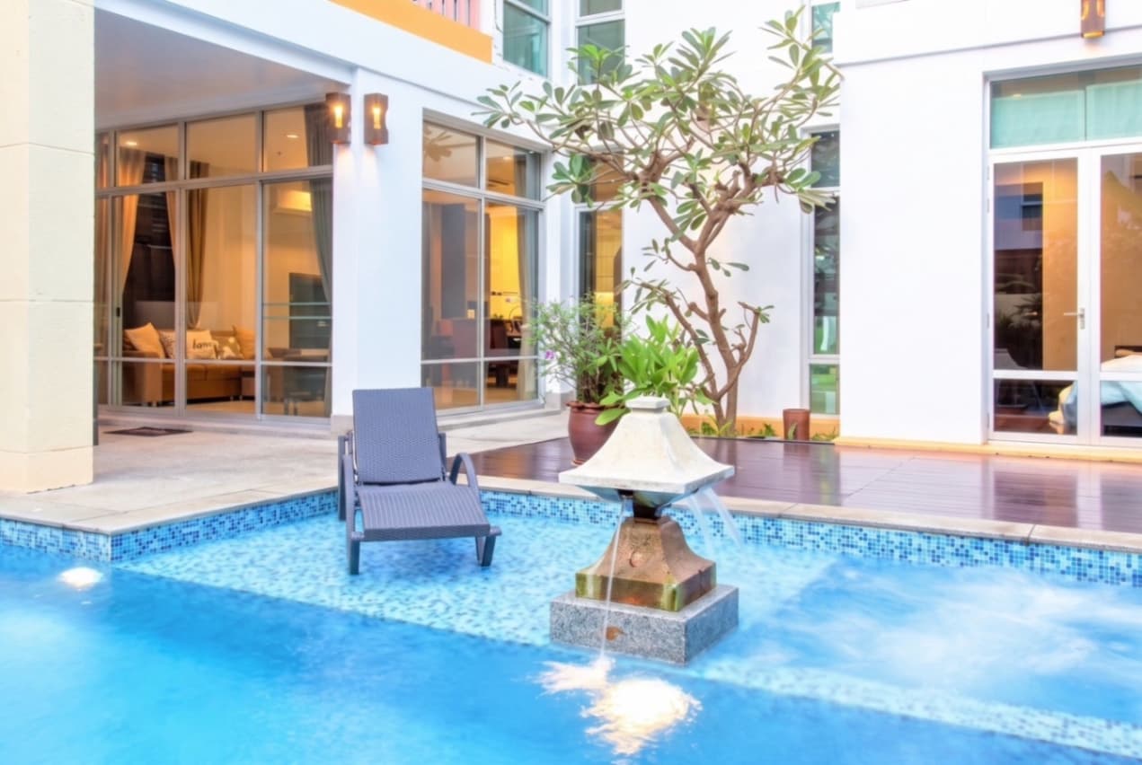 Sunny Villa บริเวณภายนอก ชลบุรี, จอมเทียน รูปที่ 11