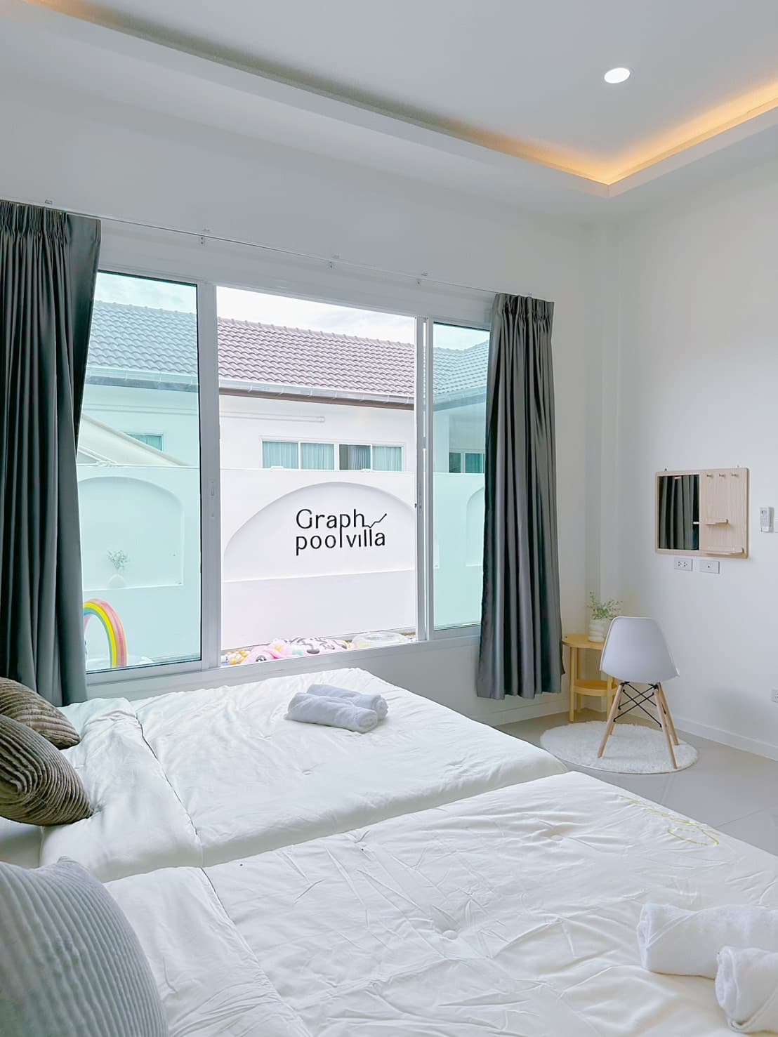 Graph Pool Villa บริเวณภายนอก ชลบุรี, ห้วยใหญ่ รูปที่ 9