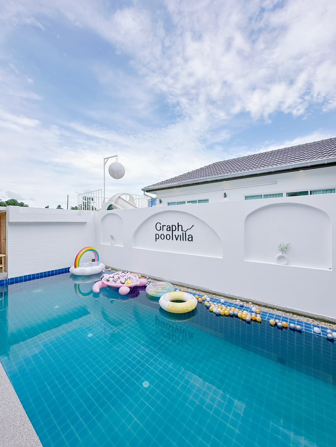 Graph Pool Villa บริเวณภายนอก ชลบุรี, ห้วยใหญ่ รูปที่ 14