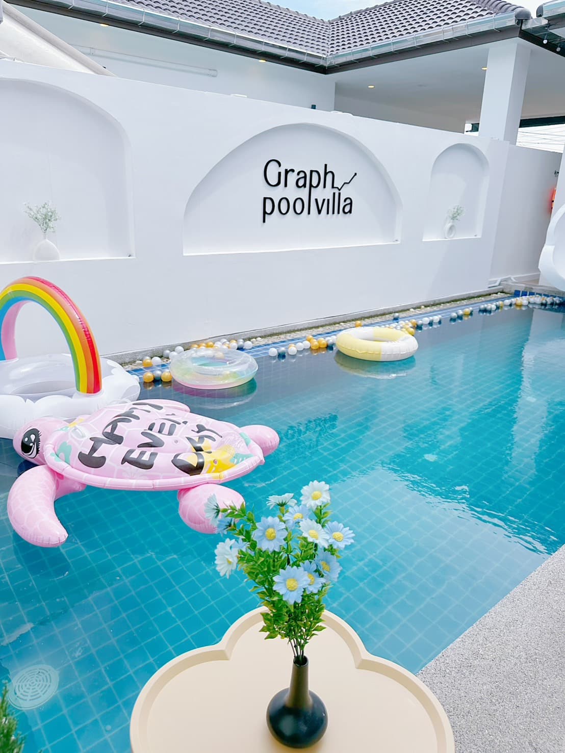 Graph Pool Villa บริเวณภายนอก ชลบุรี, ห้วยใหญ่ รูปที่ 15