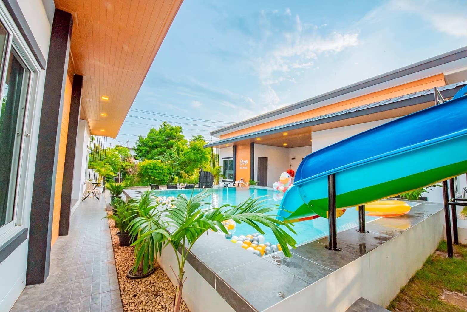Crop house pool villa บริเวณภายนอก ชลบุรี, ห้วยใหญ่ รูปที่ 18
