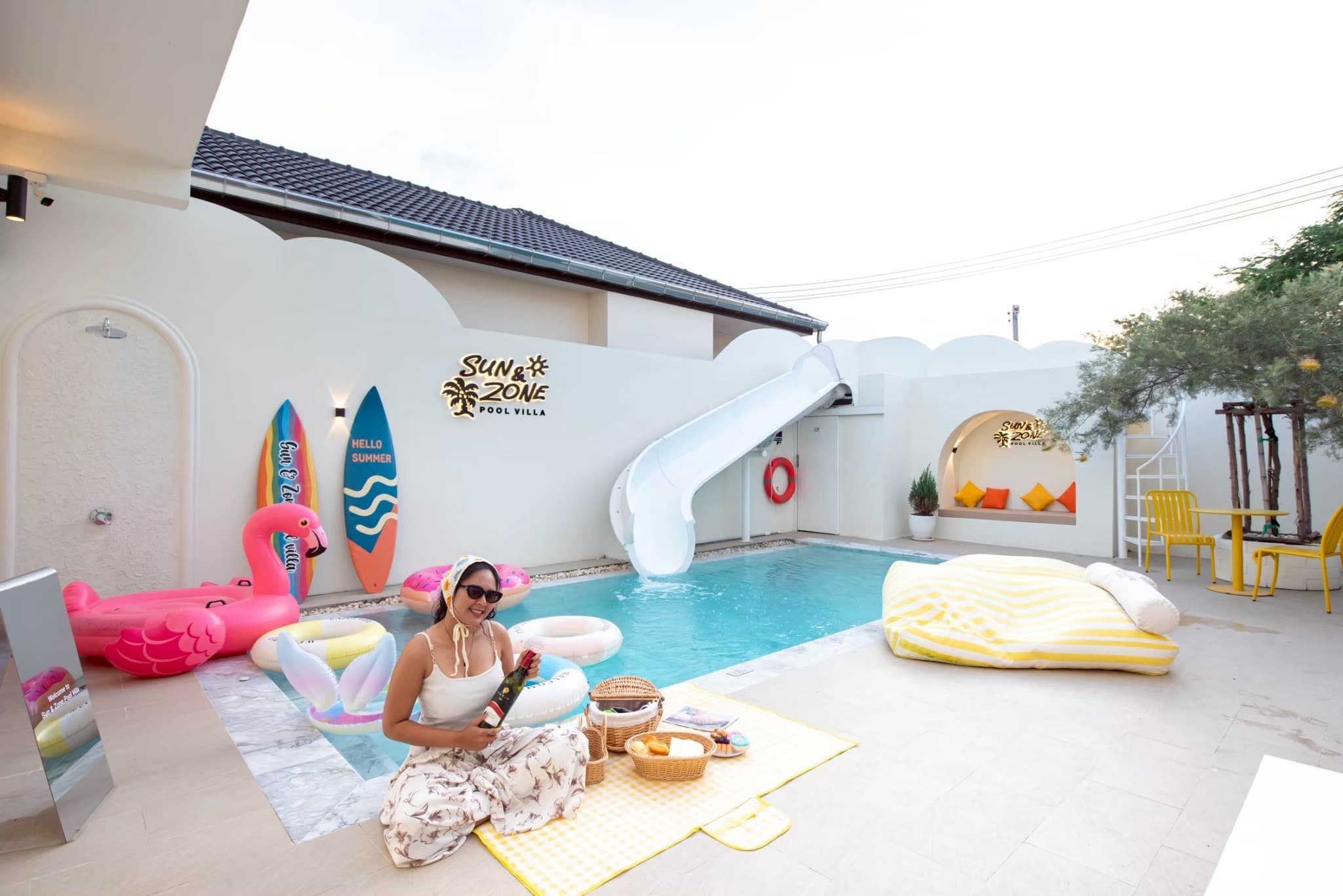 Sun&Zone1 Pool villa บริเวณภายนอก ชลบุรี, ห้วยใหญ่ รูปที่ 4