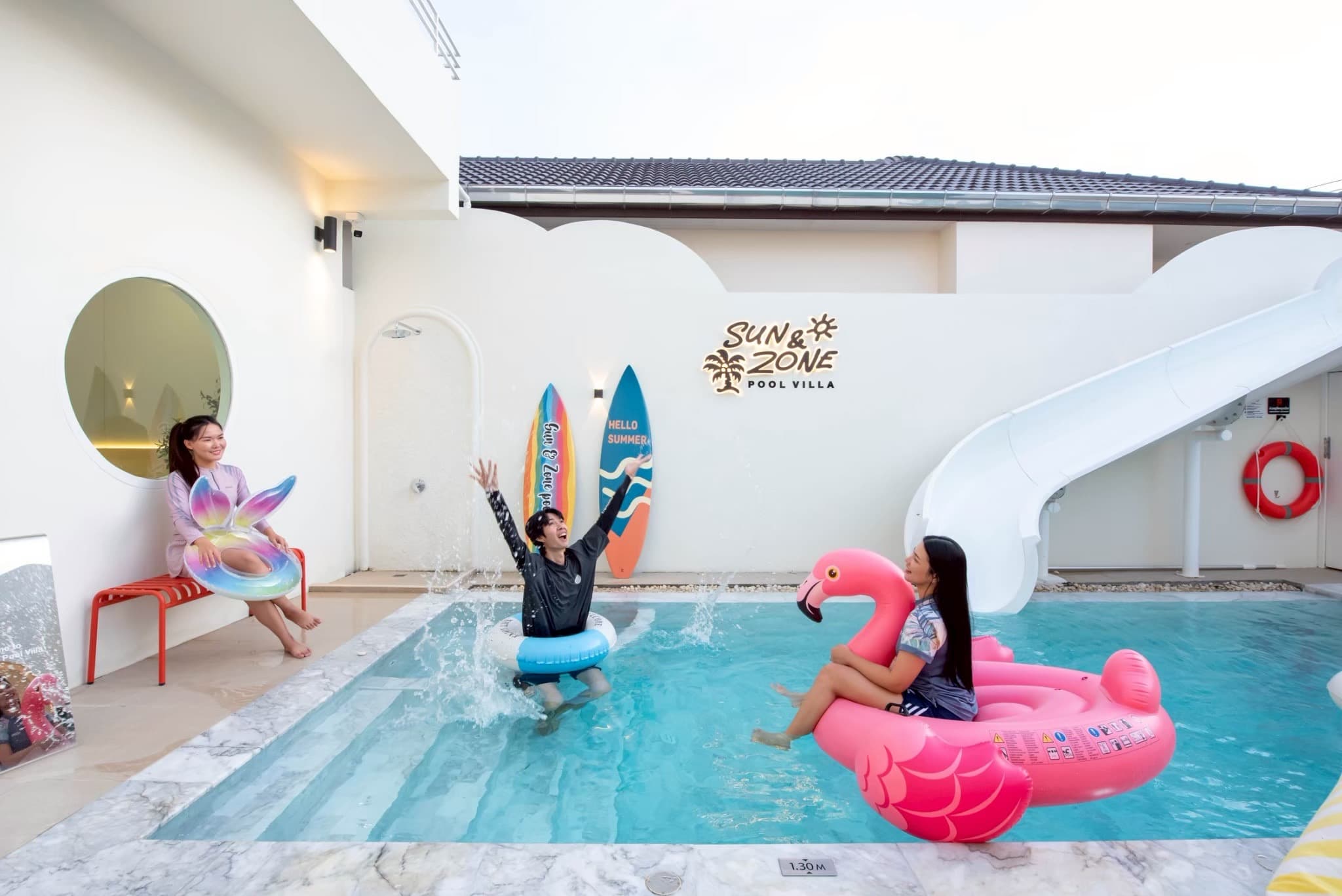 Sun&Zone1 Pool villa บริเวณภายนอก ชลบุรี, ห้วยใหญ่ รูปที่ 5