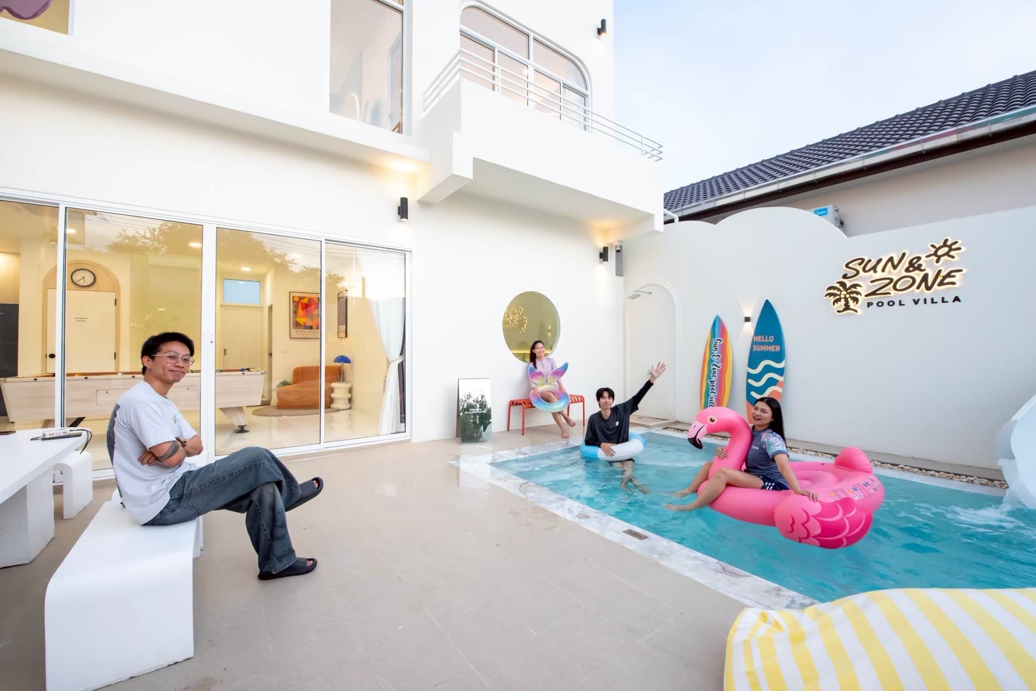 Sun&Zone1 Pool villa บริเวณภายนอก ชลบุรี, ห้วยใหญ่ รูปที่ 6