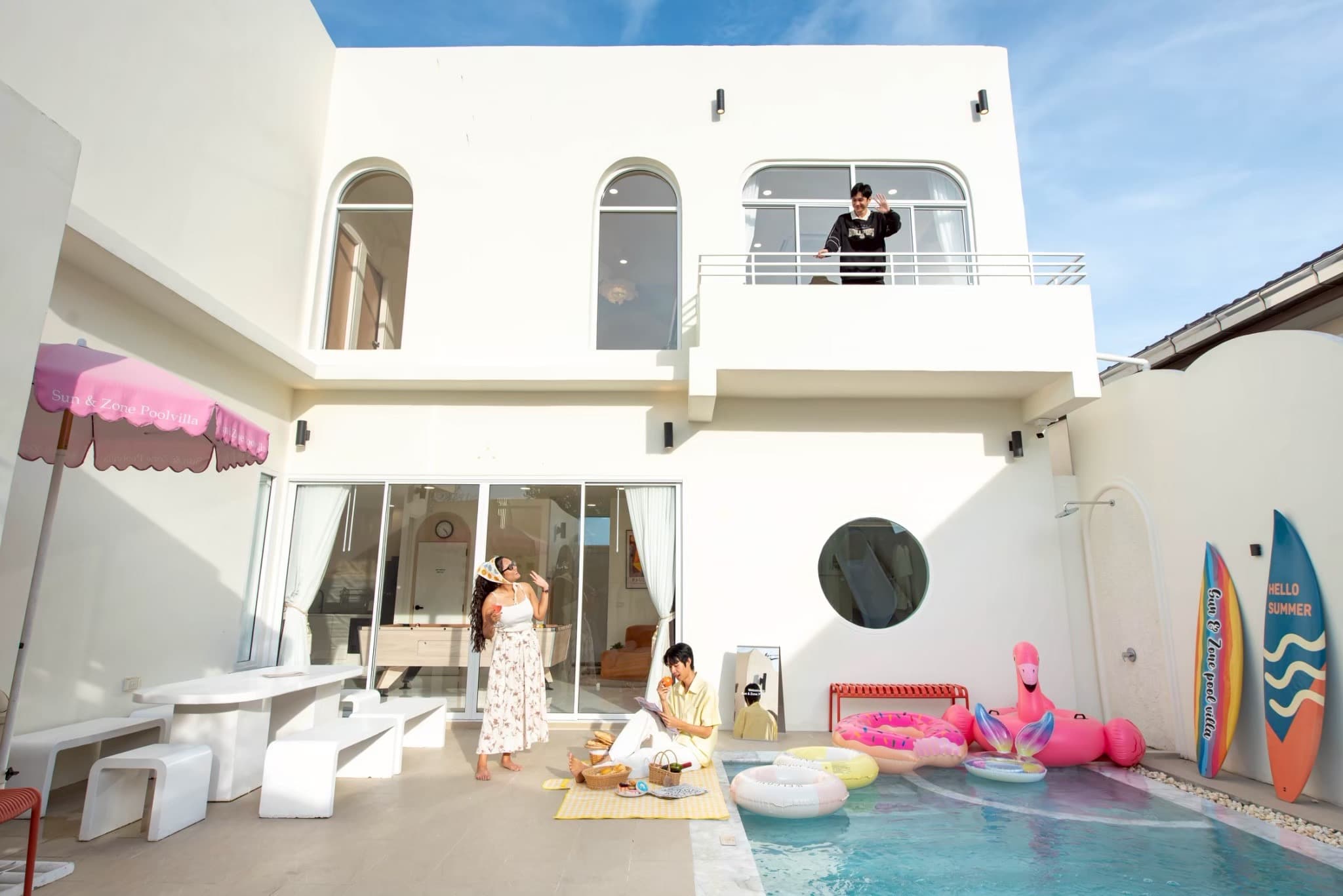 Sun&Zone1 Pool villa บริเวณภายนอก ชลบุรี, ห้วยใหญ่ รูปที่ 11