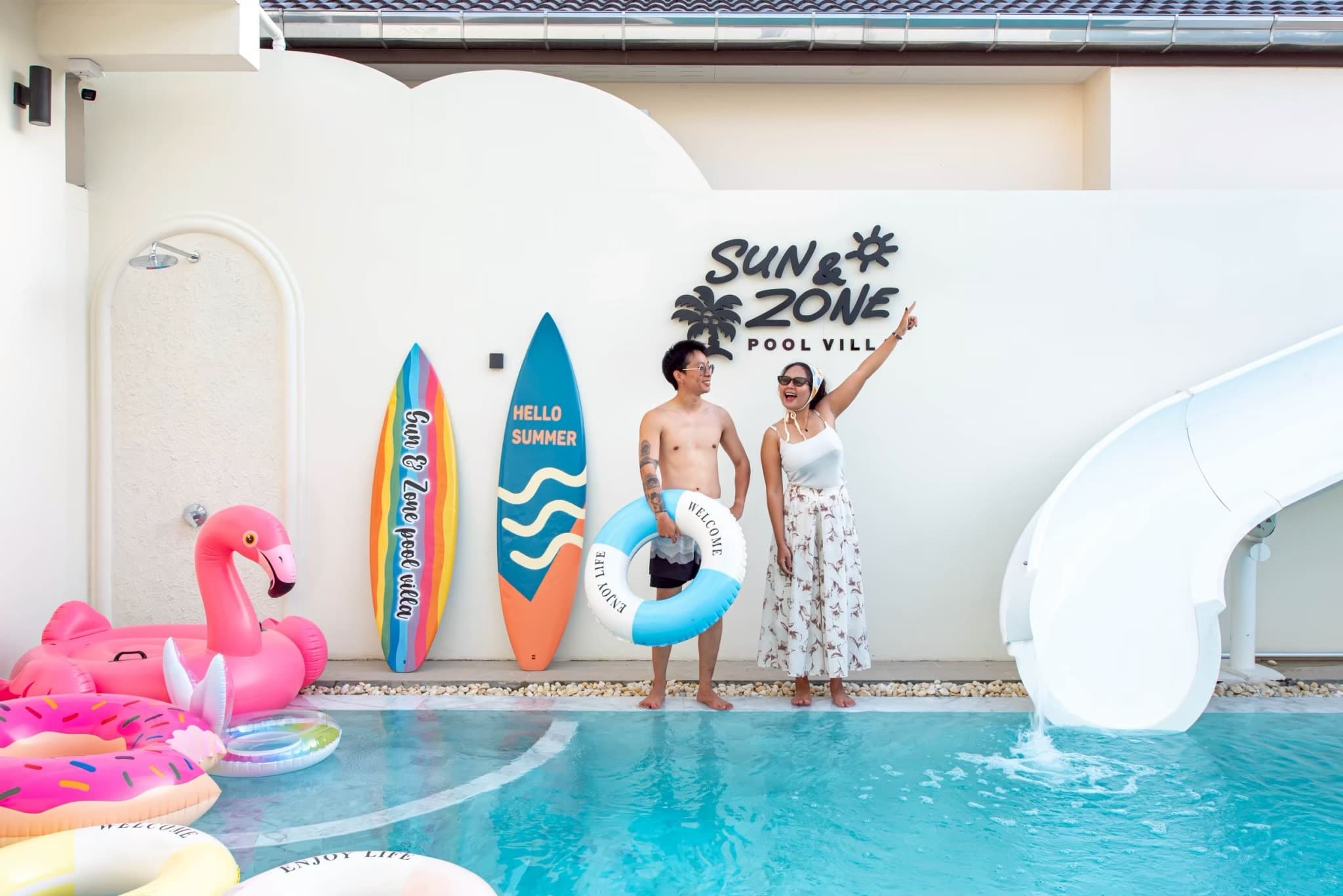Sun&Zone1 Pool villa บริเวณภายนอก ชลบุรี, ห้วยใหญ่ รูปที่ 15
