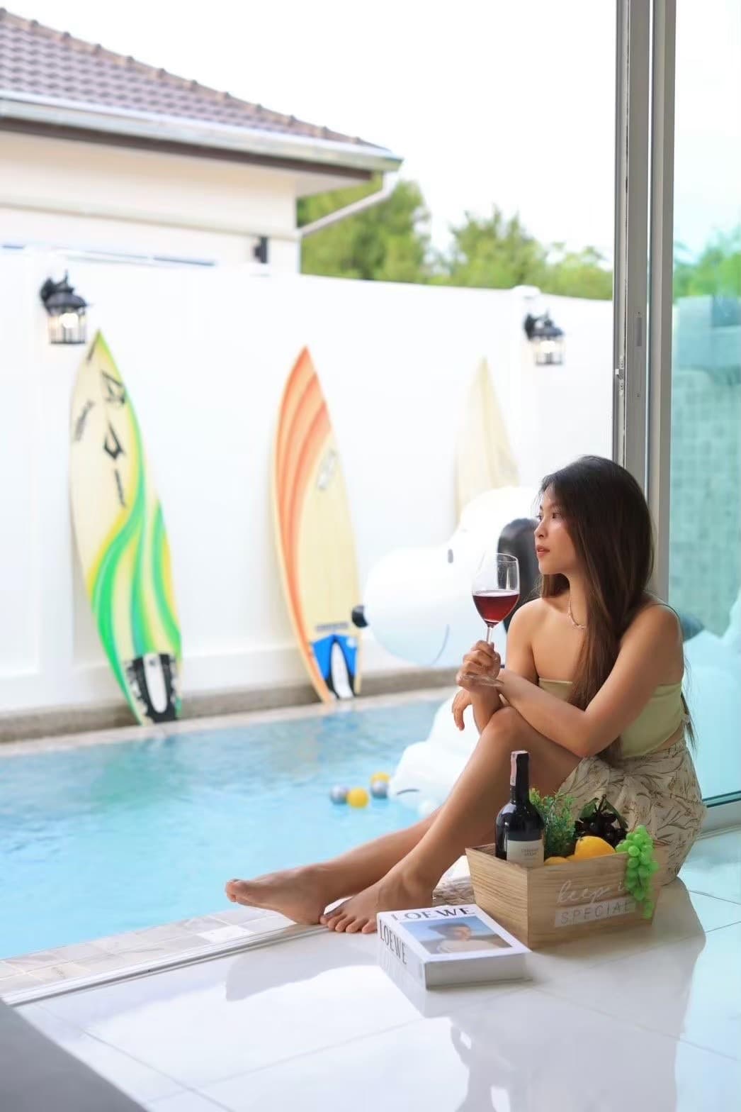 Ashy pool villa exterior in Chon Buri, Huay Yai, photo 10