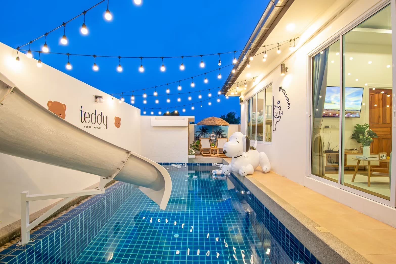 Teddy house pool villa บริเวณภายนอก ชลบุรี, ห้วยใหญ่ รูปที่ 2