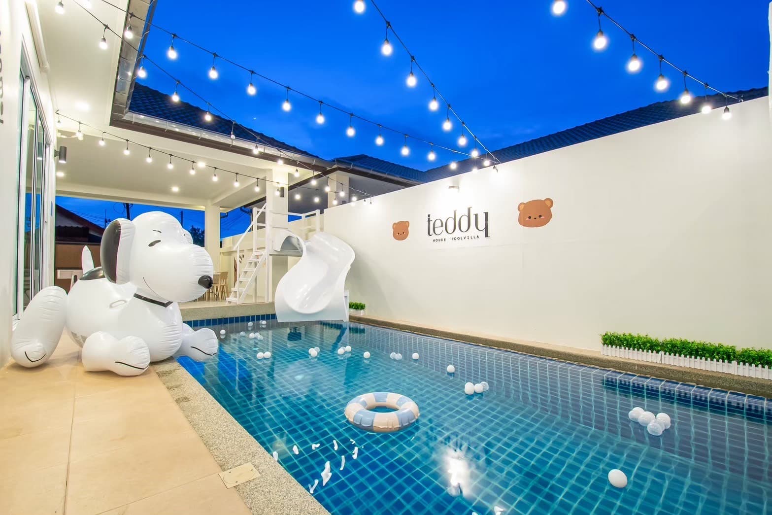Teddy house pool villa บริเวณภายนอก ชลบุรี, ห้วยใหญ่ รูปที่ 5