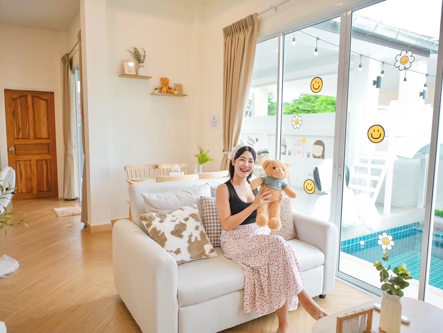 Teddy house pool villa บริเวณภายนอก ชลบุรี, ห้วยใหญ่ รูปที่ 12