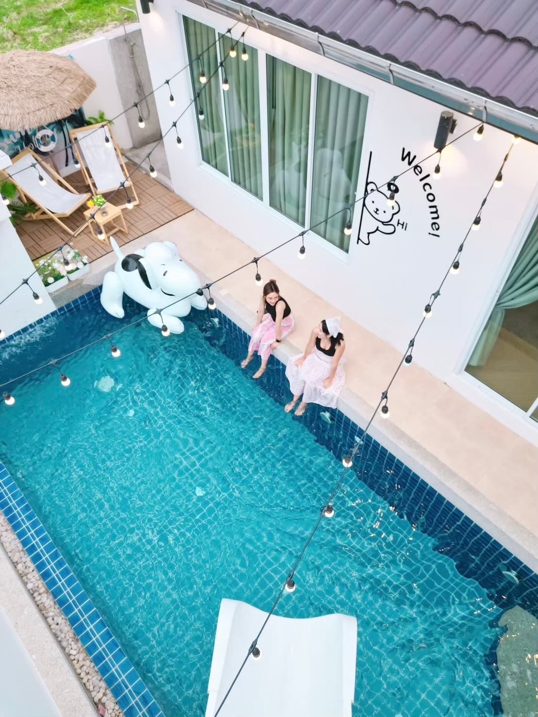 Teddy house pool villa บริเวณภายนอก ชลบุรี, ห้วยใหญ่ รูปที่ 17