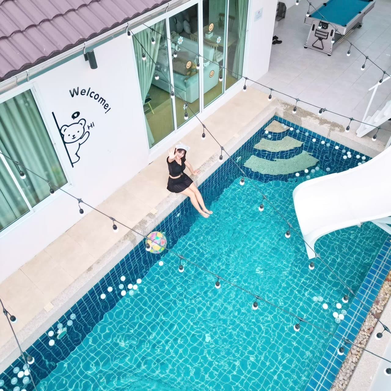 Teddy house pool villa บริเวณภายนอก ชลบุรี, ห้วยใหญ่ รูปที่ 19