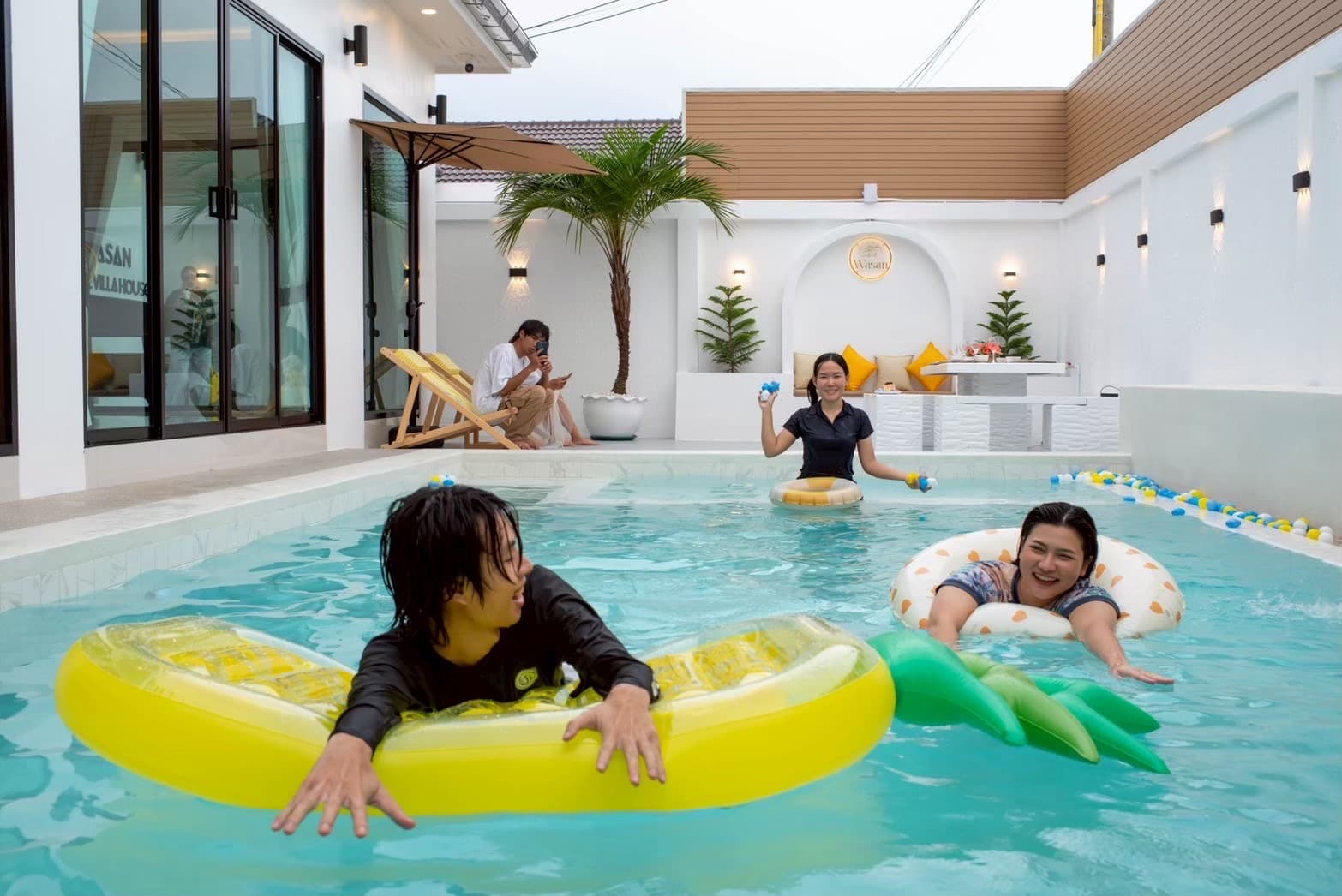 Wasan3 pool Villa บริเวณภายนอก ชลบุรี, ห้วยใหญ่ รูปที่ 19
