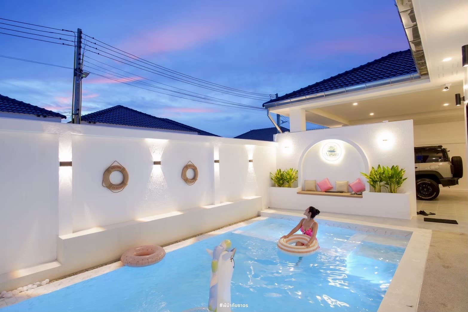 Wasan 1 pool Villa บริเวณภายนอก ชลบุรี, ห้วยใหญ่ รูปที่ 11