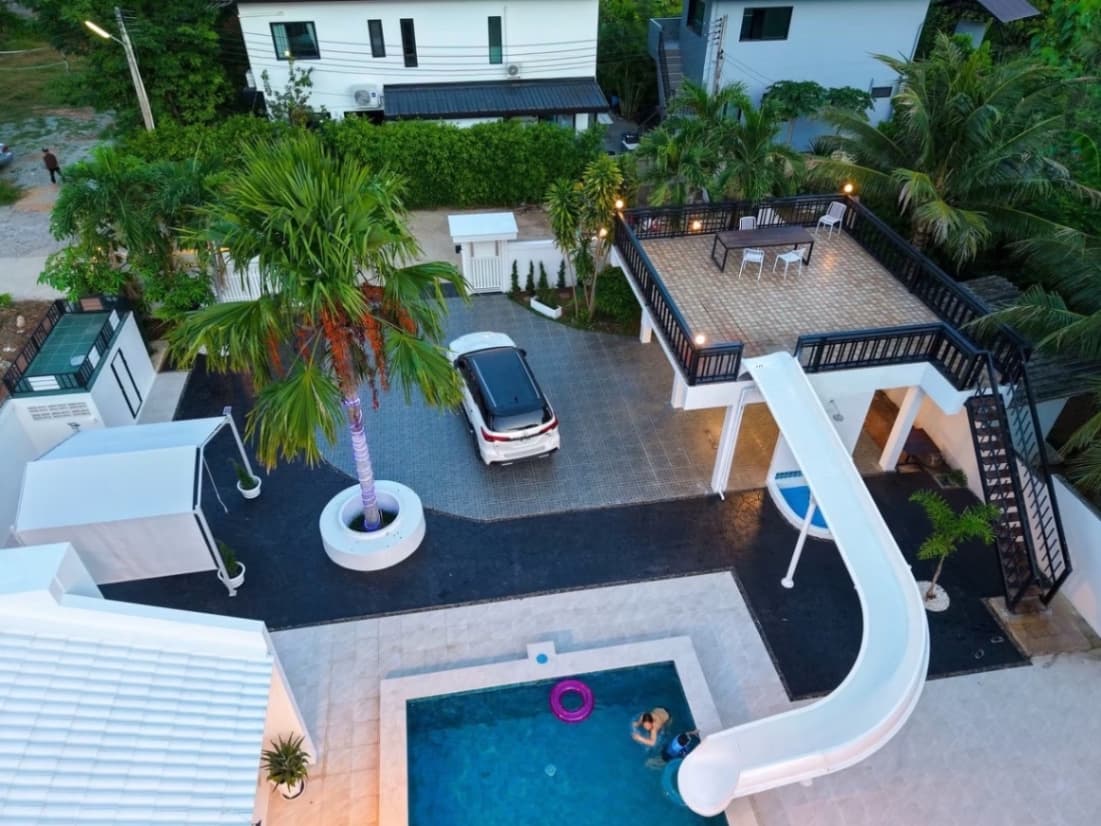 Seattle pool villa บริเวณภายนอก ชลบุรี, ห้วยใหญ่ รูปที่ 6