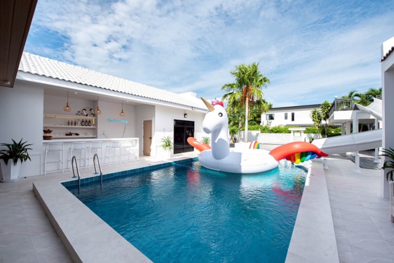 Seattle pool villa บริเวณภายนอก ชลบุรี, ห้วยใหญ่ รูปที่ 13