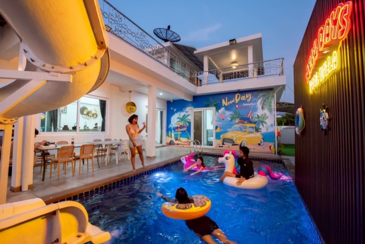 New day pool villa exterior in Chon Buri, Jomtien, photo 17