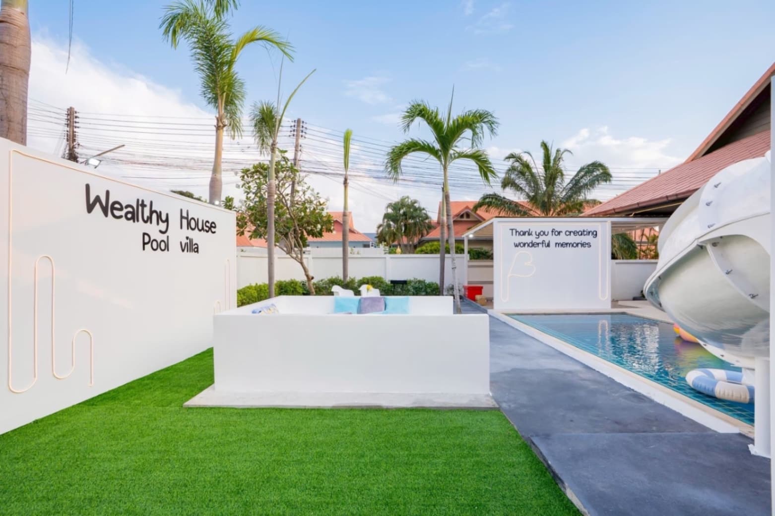 Wealthy house pool villa บริเวณภายนอก ชลบุรี, จอมเทียน รูปที่ 15