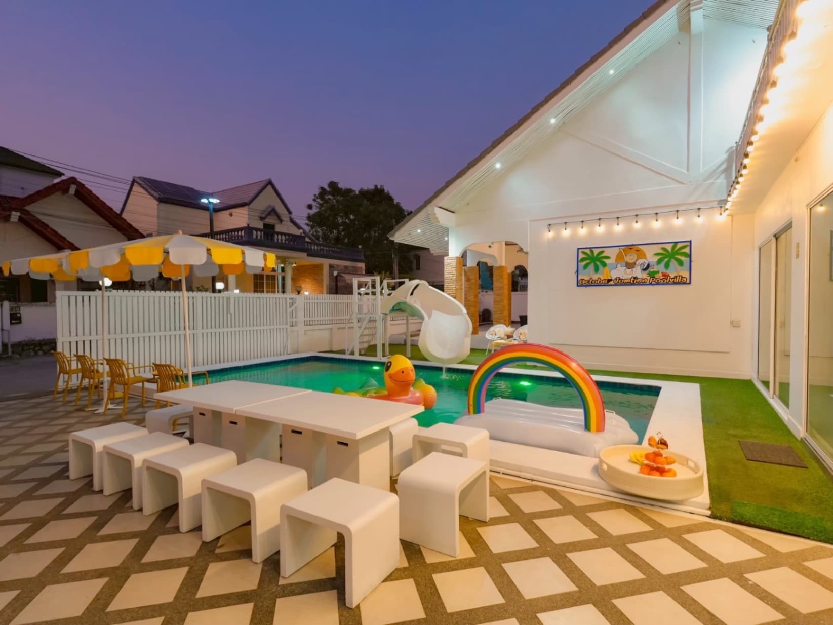 October pool villa บริเวณภายนอก ชลบุรี, จอมเทียน รูปที่ 20
