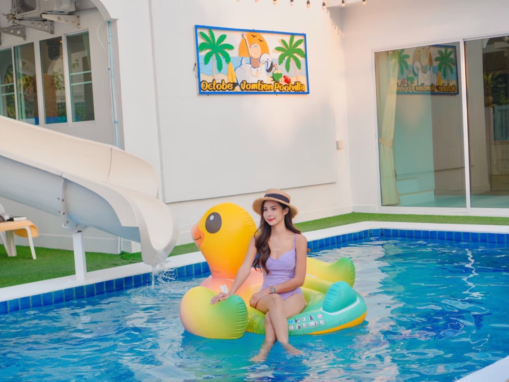 October pool villa บริเวณภายนอก ชลบุรี, จอมเทียน รูปที่ 21