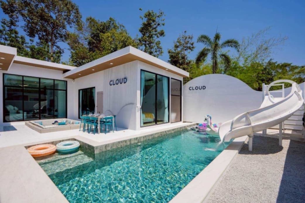 Cloud Pool Villa บริเวณภายนอก ชลบุรี, จอมเทียน รูปที่ 12