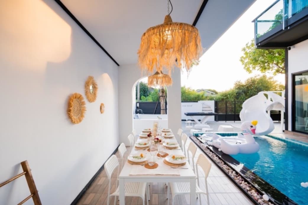 Cherish house pool villa exterior in Chon Buri, Bang Saray, photo 15