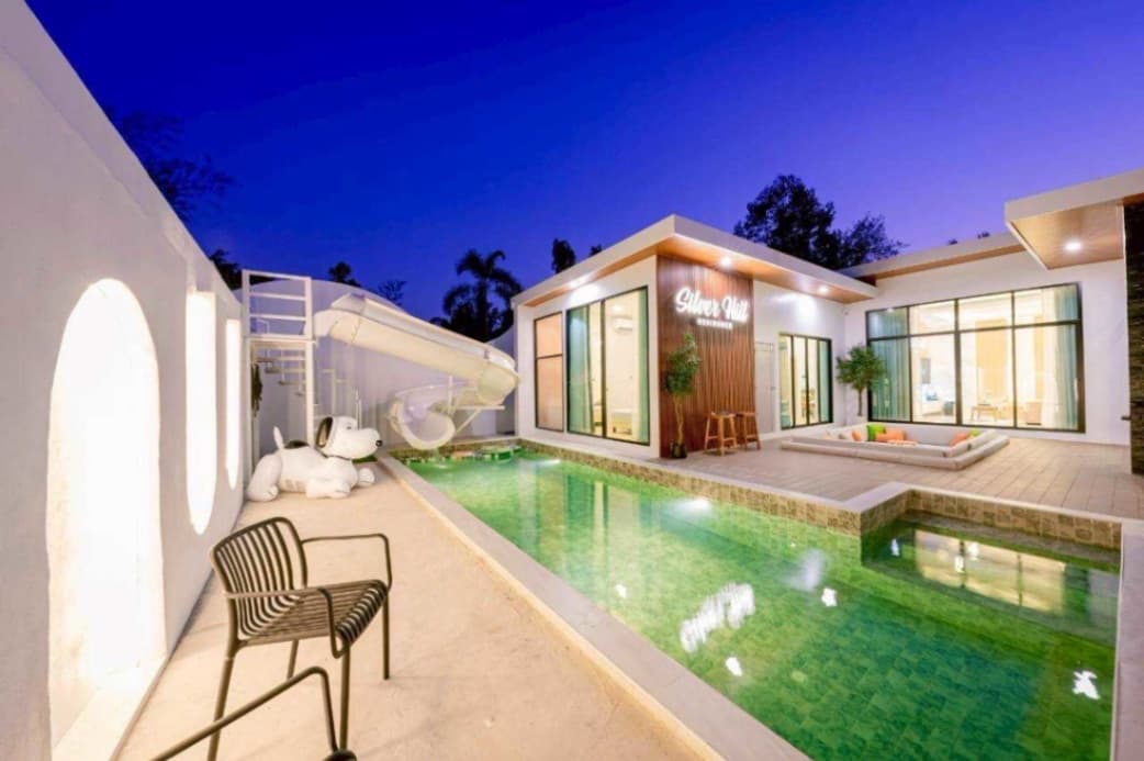 Silver Hill Pool Villa บริเวณภายนอก ชลบุรี, จอมเทียน รูปที่ 10