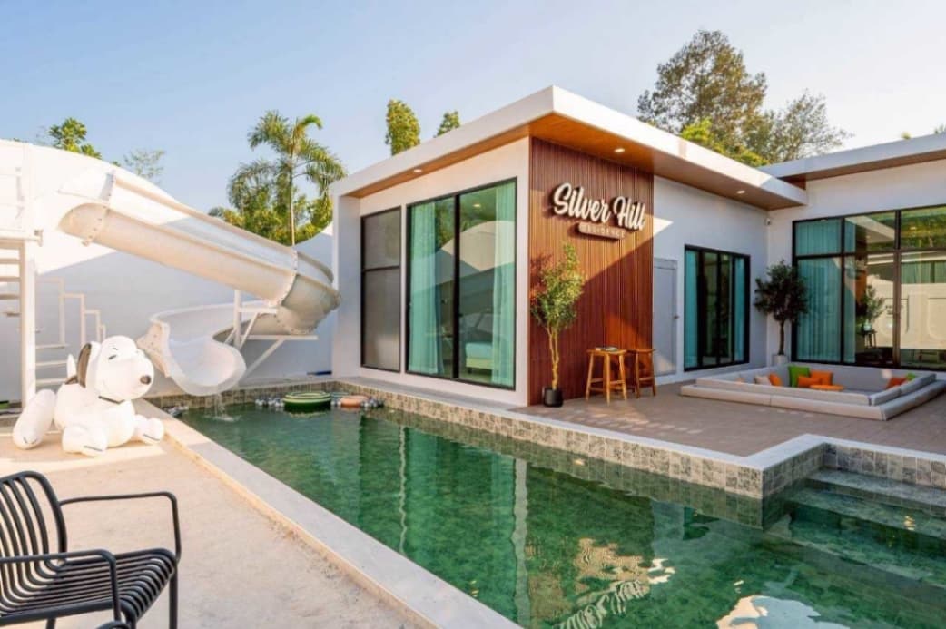 Silver Hill Pool Villa บริเวณภายนอก ชลบุรี, จอมเทียน รูปที่ 16