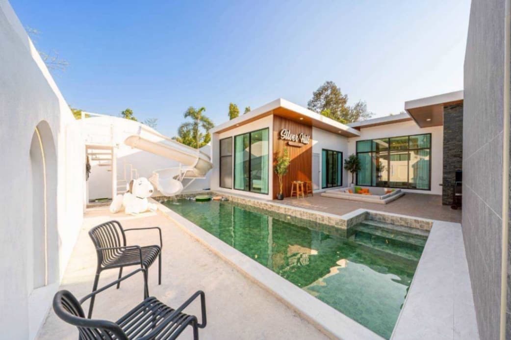 Silver Hill Pool Villa บริเวณภายนอก ชลบุรี, จอมเทียน รูปที่ 17